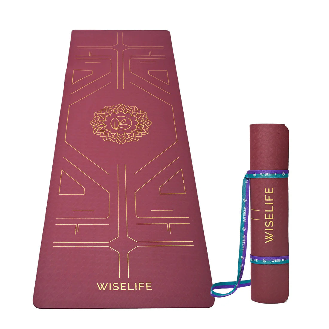 True Alignment Yoga Mat – Extra Large, Non-Slip & Eco-Friendly
