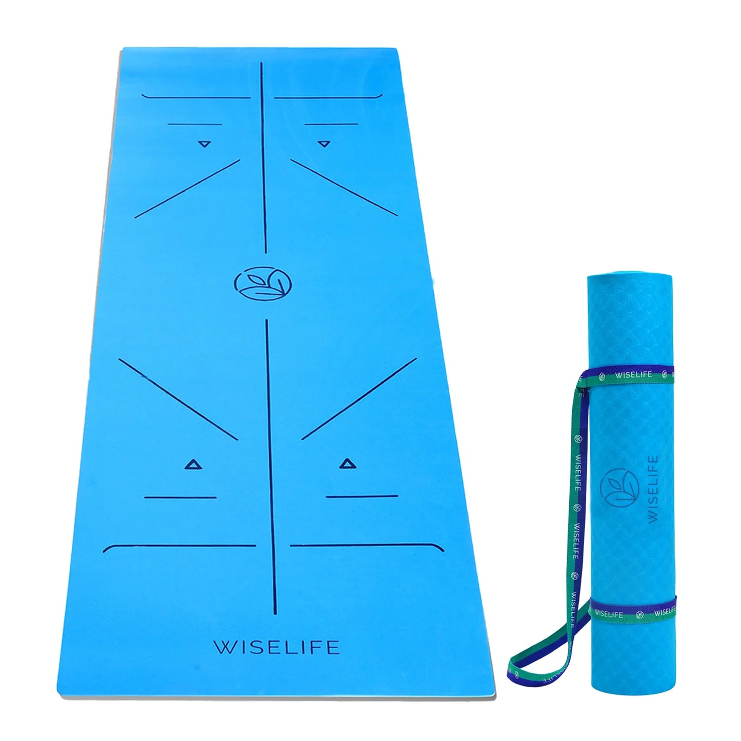 True Alignment Yoga Mat – Extra Large, Non-Slip & Eco-Friendly