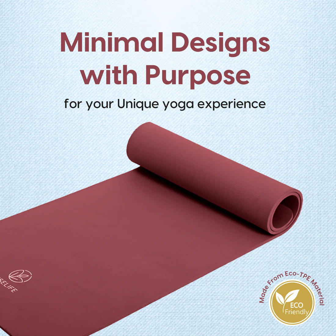 Pro Balance Yoga Mat – 8mm Extra Thick, Non-Slip & Eco-Friendly