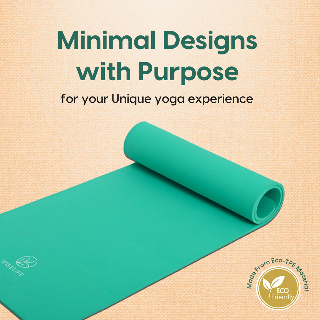 Pro Balance Yoga Mat – 8mm Extra Thick, Non-Slip & Eco-Friendly