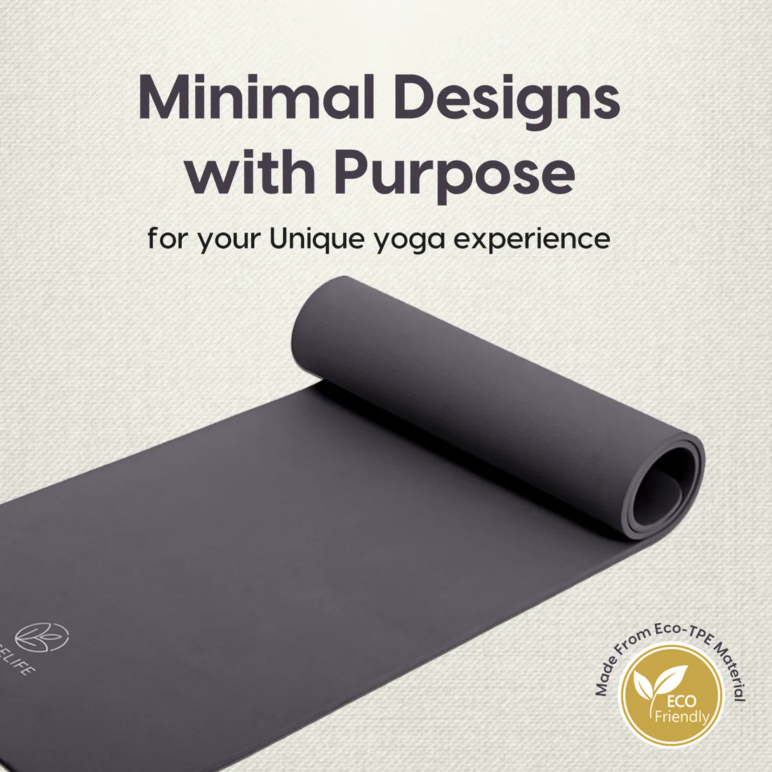 Pro Balance Yoga Mat – 8mm Extra Thick, Non-Slip & Eco-Friendly