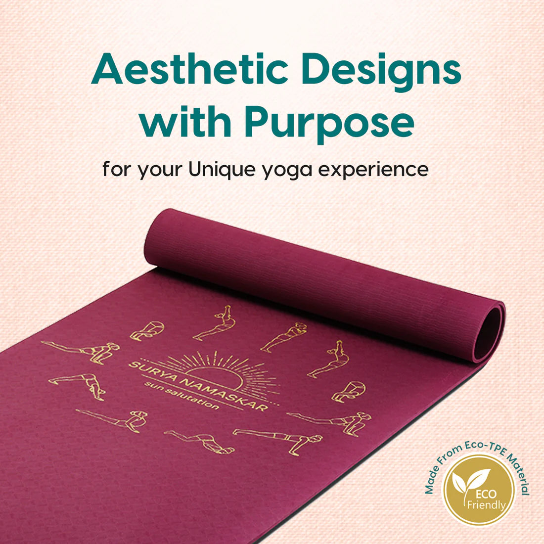 Pro Balance TPE Yoga Mat – Extra Large, Non-Slip & Eco-Friendly