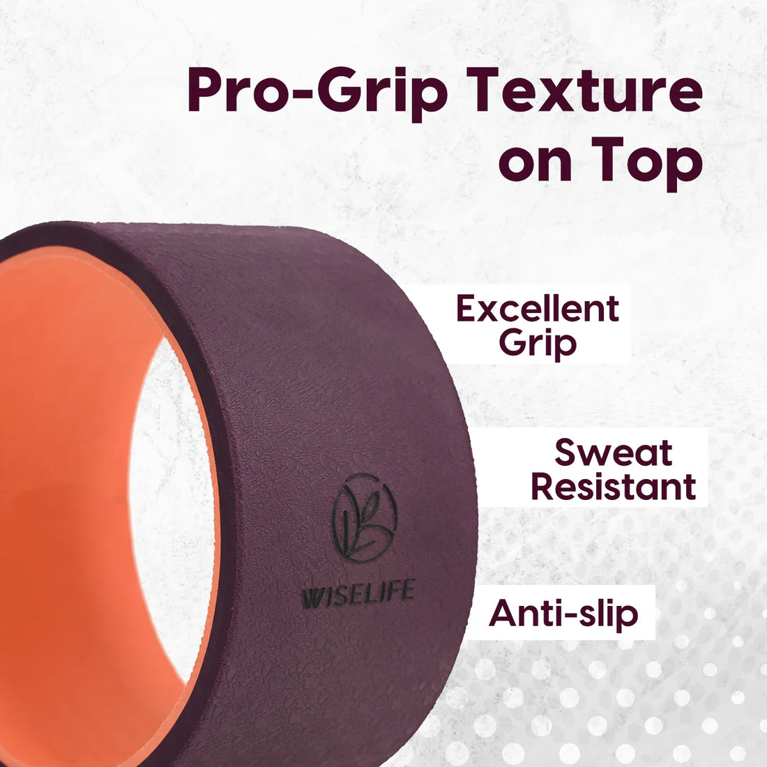 Relieve Back Pain & Enhance Flexibility with the WiseLife Yoga Back Wheel