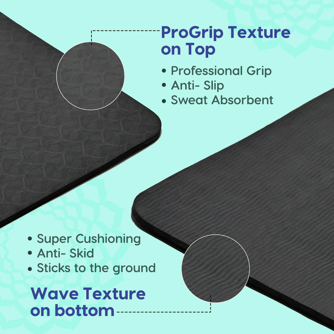 True Alignment Yoga Mat – Extra Large, Non-Slip & Eco-Friendly