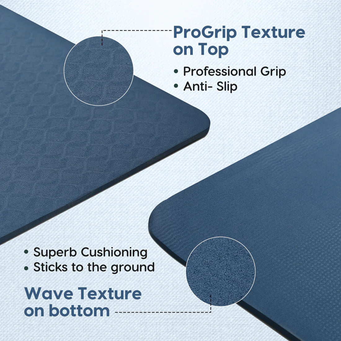 Pro Balance Yoga Mat – 8mm Extra Thick, Non-Slip & Eco-Friendly
