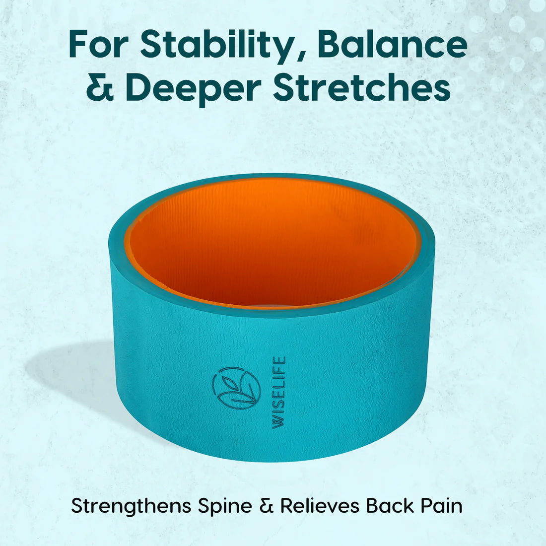 Relieve Back Pain & Enhance Flexibility with the WiseLife Yoga Back Wheel