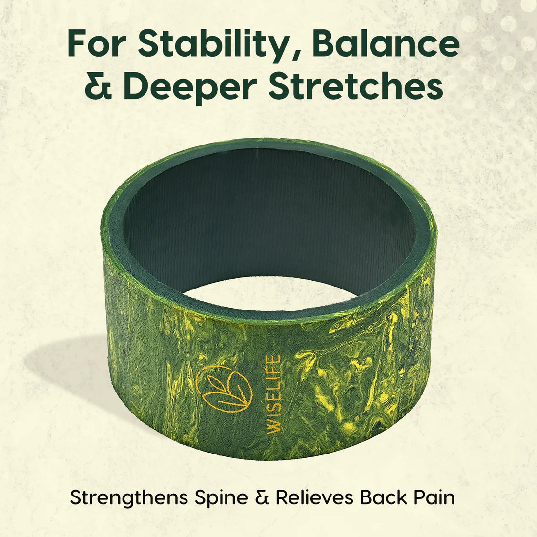 Relieve Back Pain & Enhance Flexibility with the WiseLife Yoga Back Wheel