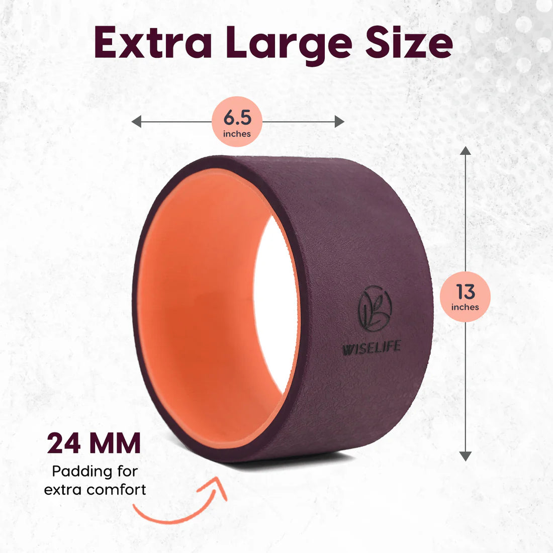 Relieve Back Pain & Enhance Flexibility with the WiseLife Yoga Back Wheel