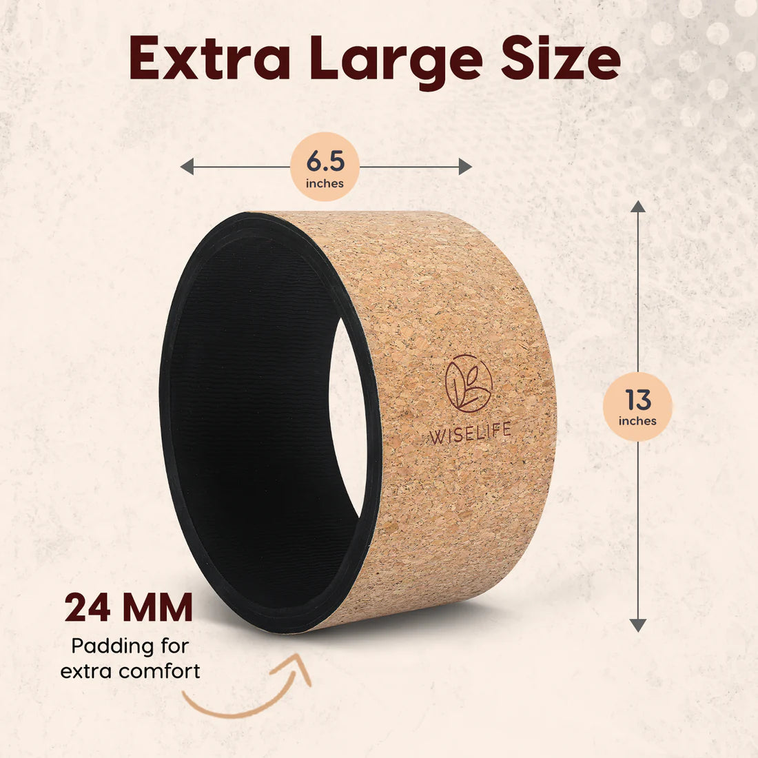 Relieve Back Pain & Enhance Flexibility with the WiseLife Yoga Back Wheel