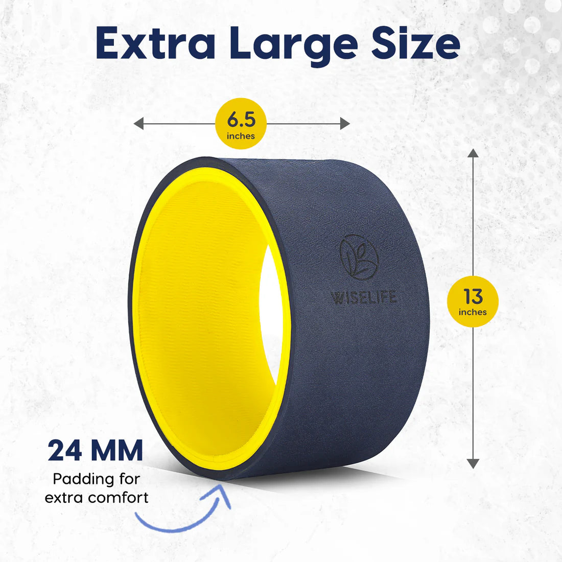 Relieve Back Pain & Enhance Flexibility with the WiseLife Yoga Back Wheel