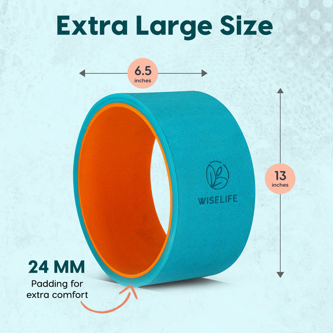 Relieve Back Pain & Enhance Flexibility with the WiseLife Yoga Back Wheel