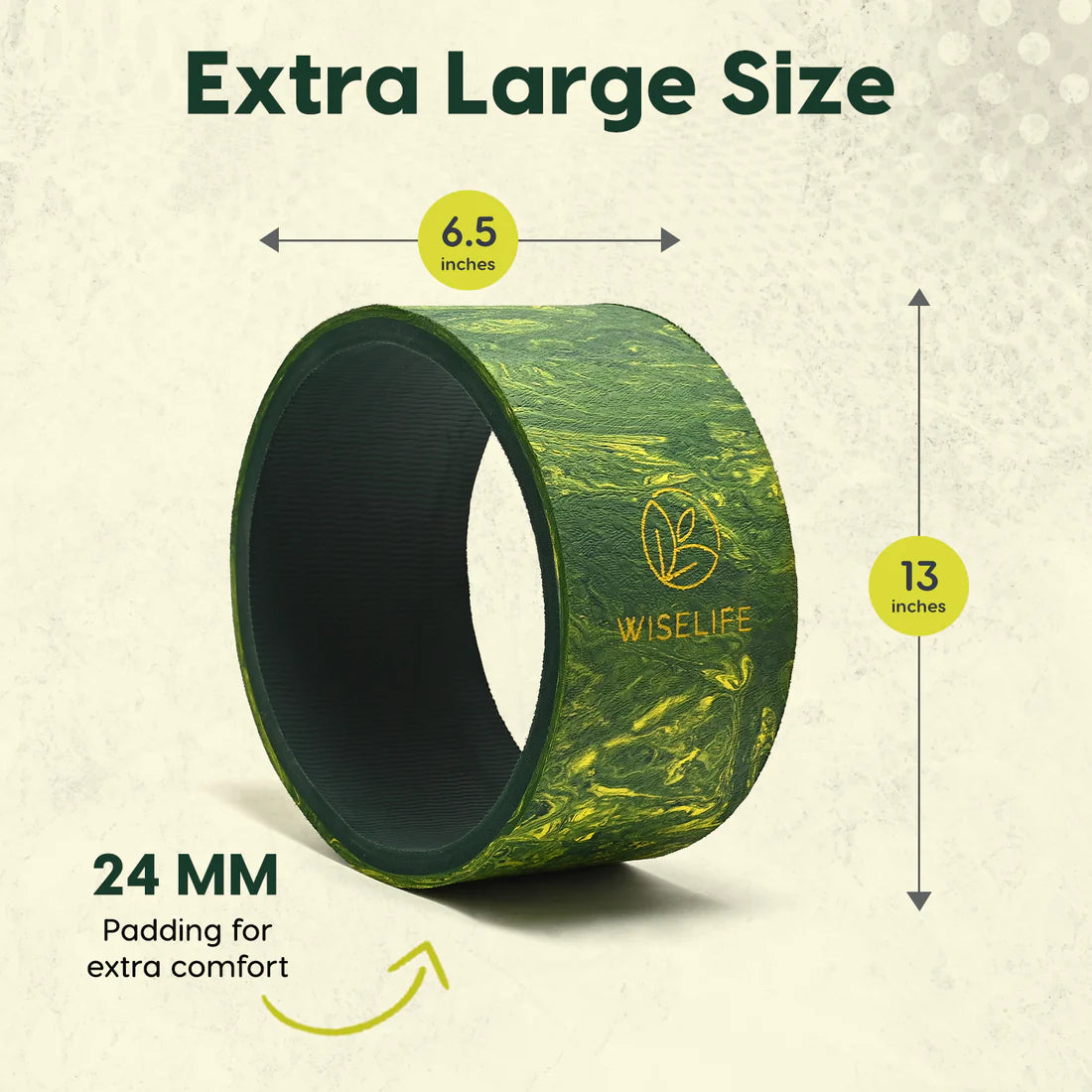 Relieve Back Pain & Enhance Flexibility with the WiseLife Yoga Back Wheel