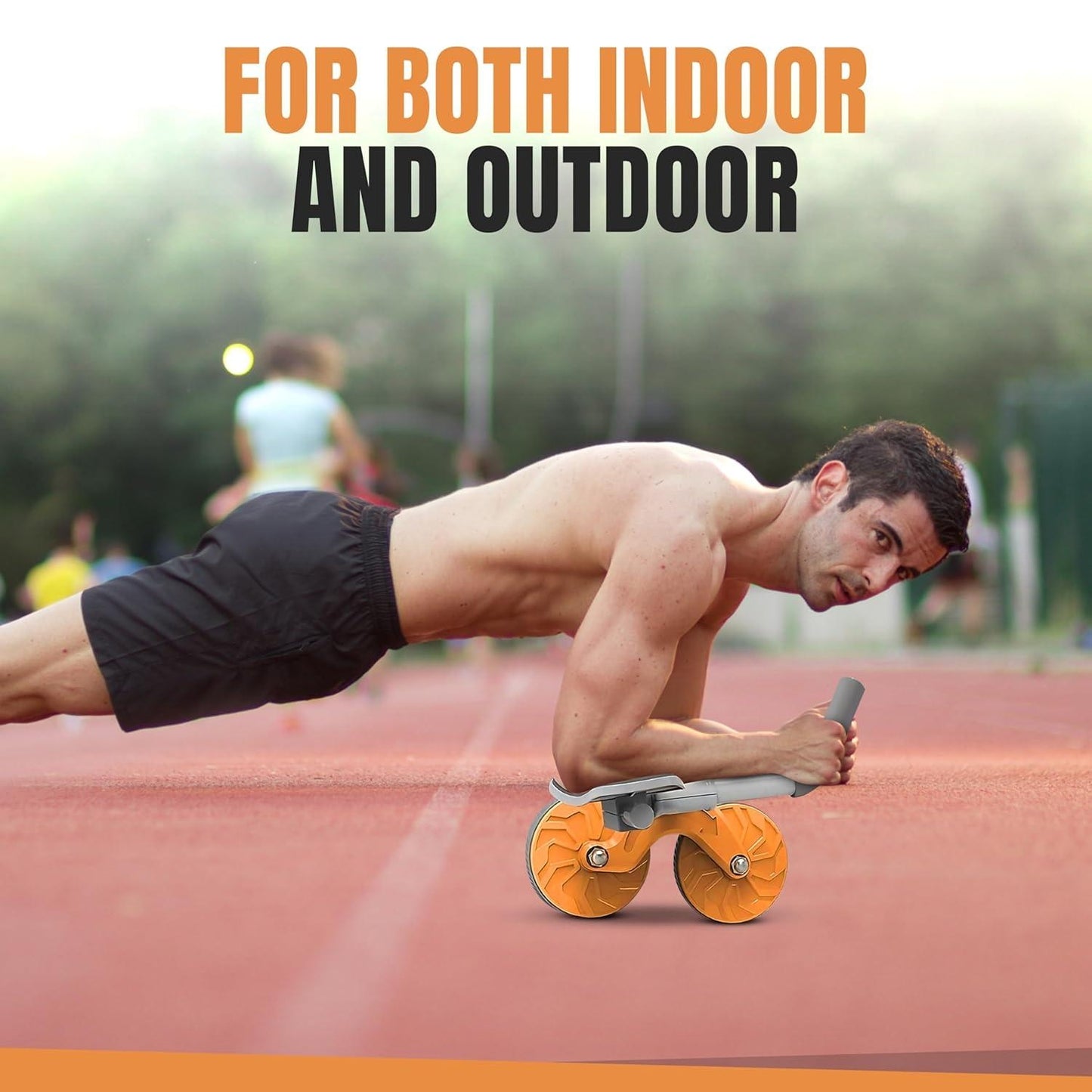 Advanced Automatic Rebound Ab Roller – High-Stability Core Trainer