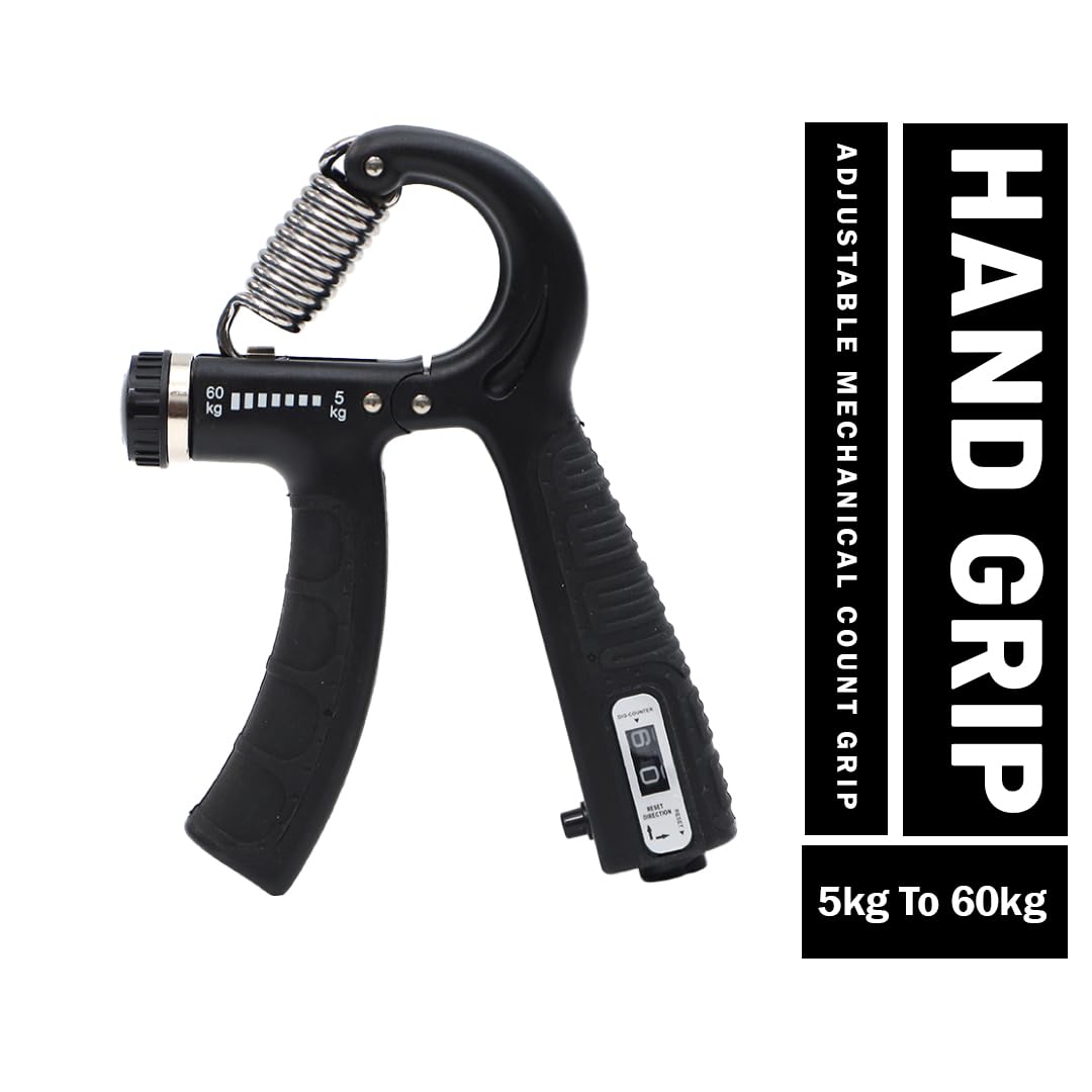 Adjustable 10-40 kg Hand Grip Strengthener with Counter | Forearm & Grip Exerciser