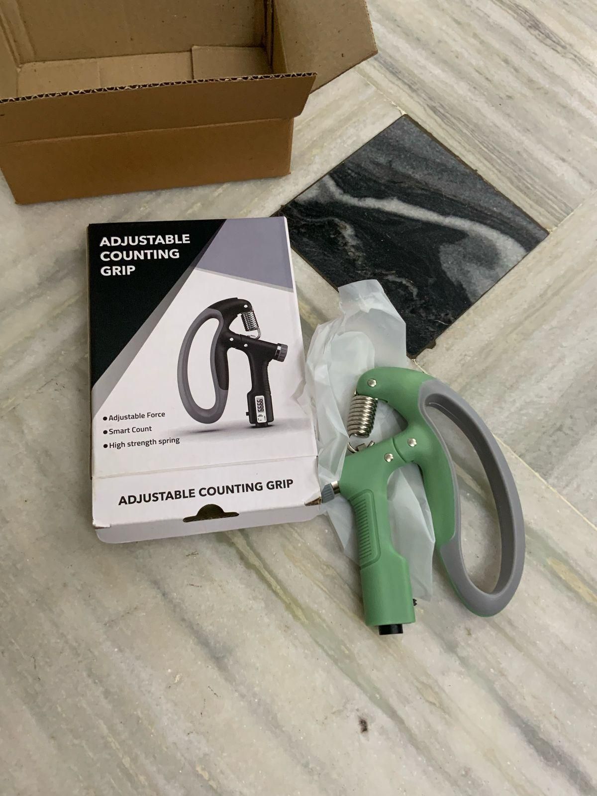 Adjustable 10-100 kg Hand Gripper with Digital Counter
