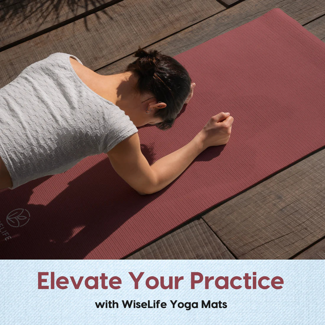 Pro Balance Yoga Mat – 8mm Extra Thick, Non-Slip & Eco-Friendly