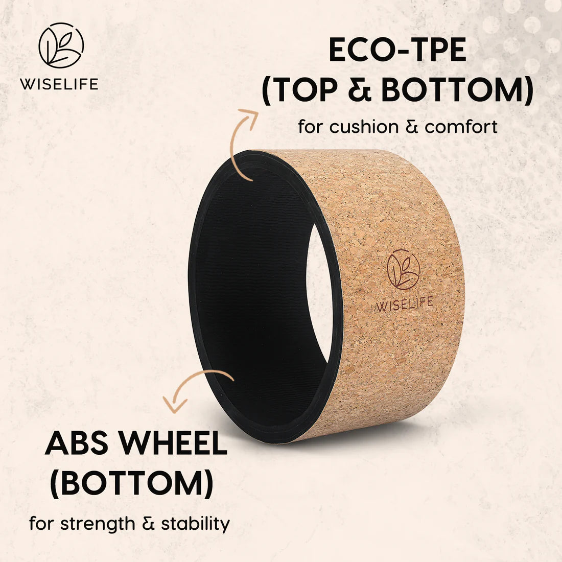 Relieve Back Pain & Enhance Flexibility with the WiseLife Yoga Back Wheel
