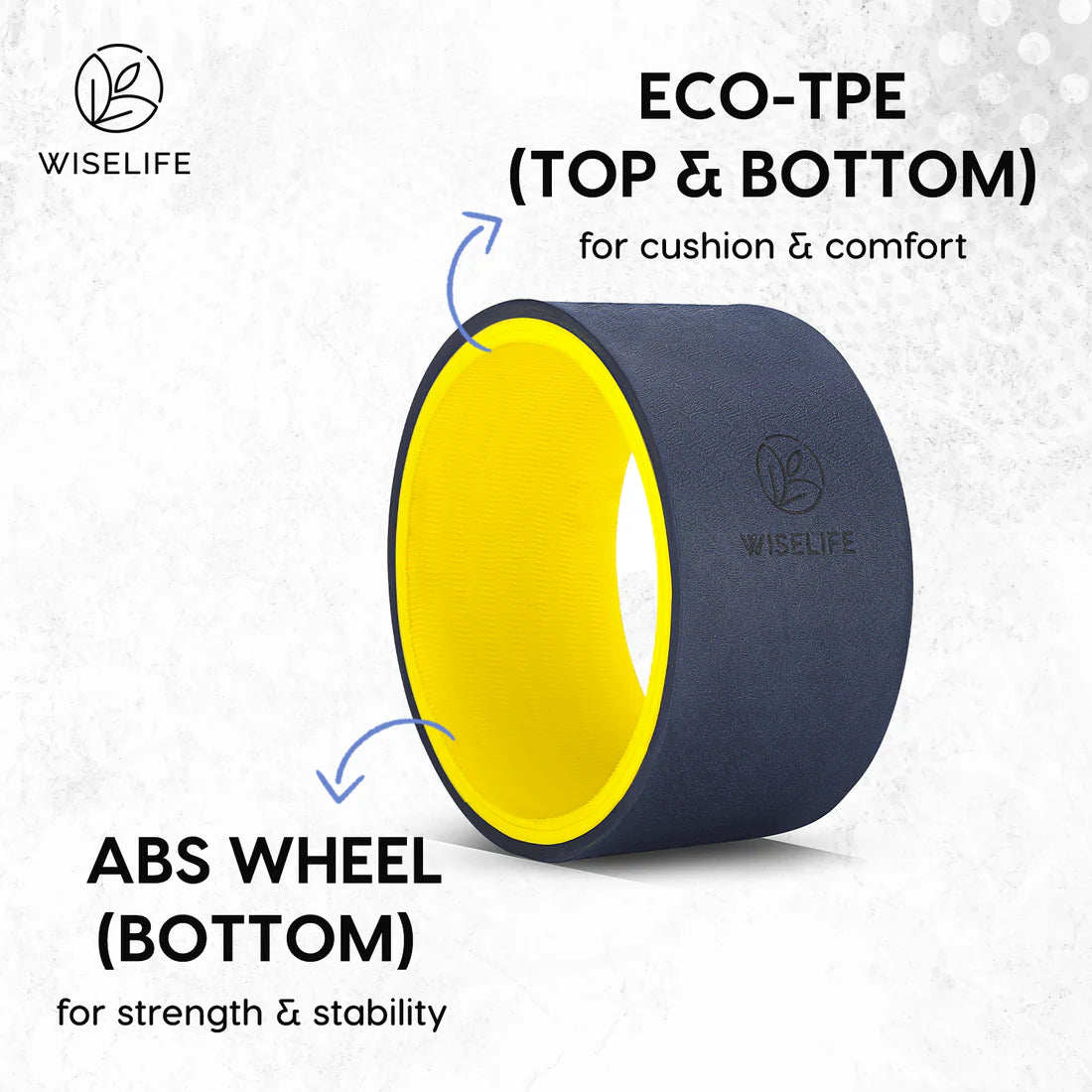 Relieve Back Pain & Enhance Flexibility with the WiseLife Yoga Back Wheel