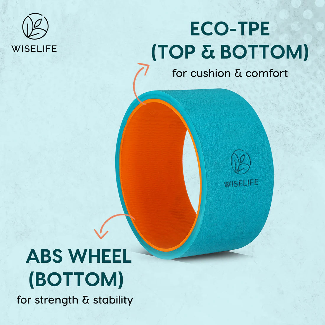 Relieve Back Pain & Enhance Flexibility with the WiseLife Yoga Back Wheel