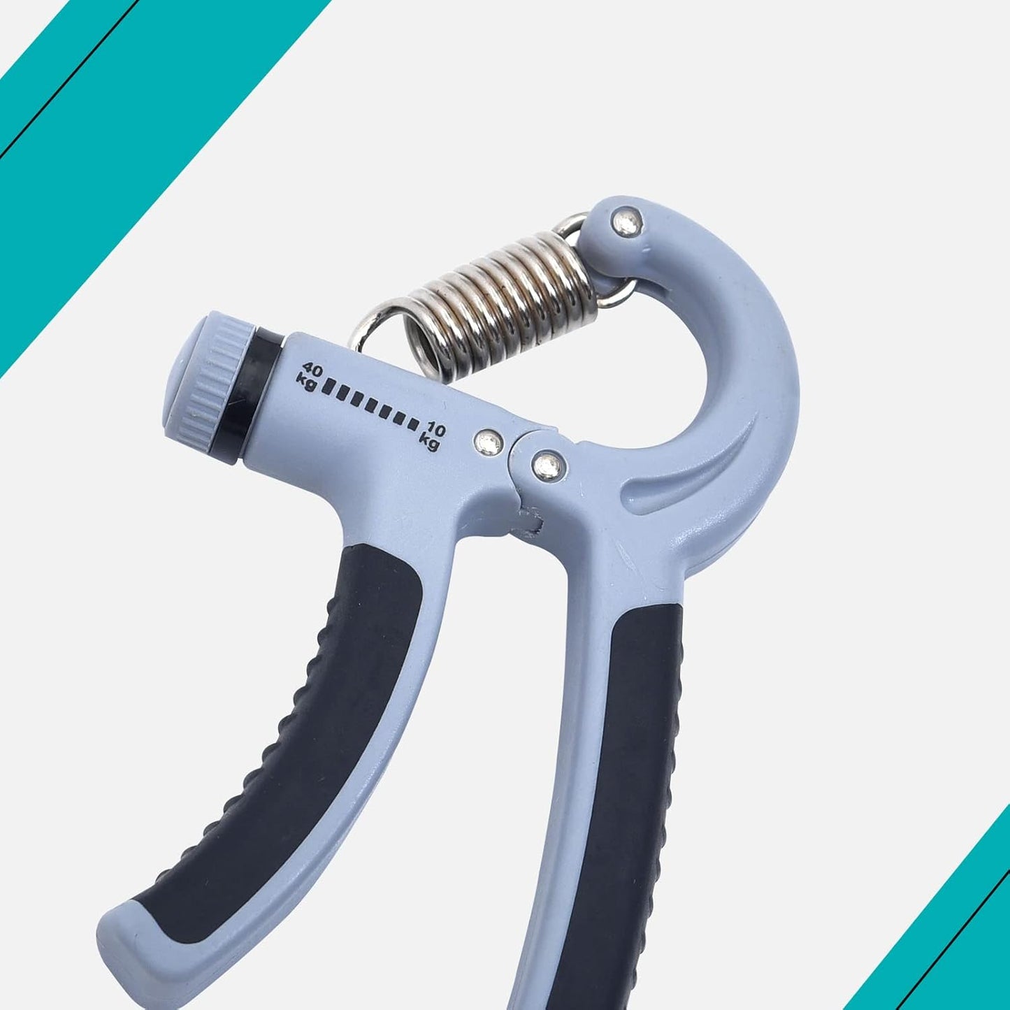 Adjustable 10-40 kg Hand Grip Strengthener with Counter | Forearm & Grip Exerciser