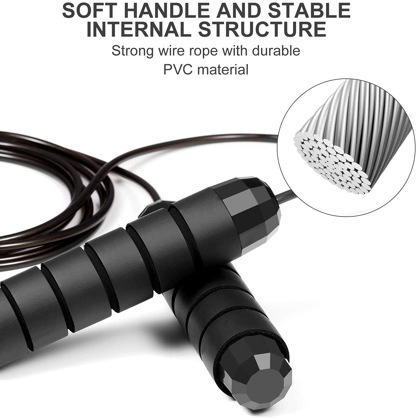 High-Performance Adjustable Jump Rope – Fast, Durable & Tangle-Free for Fitness & Cardio
