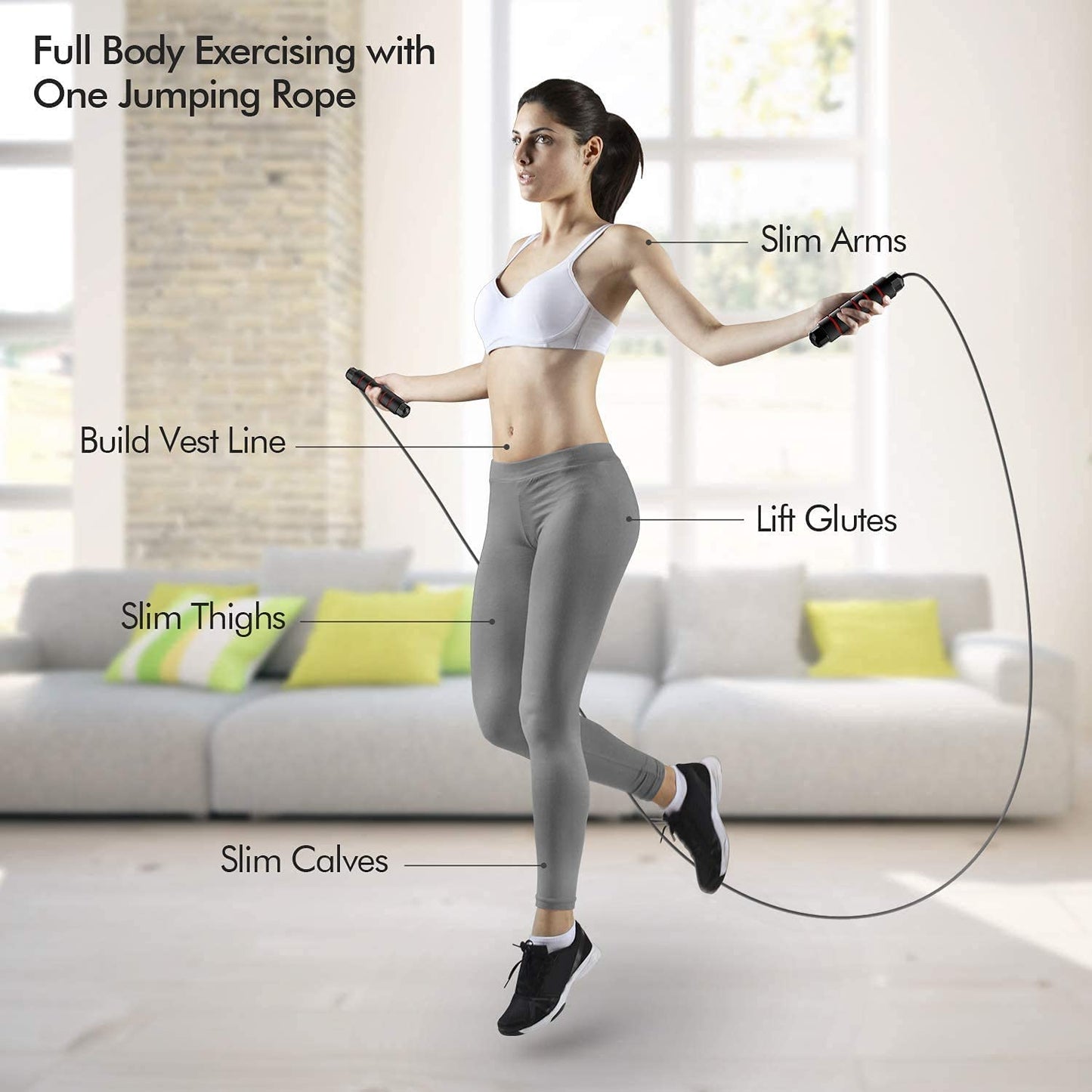 High-Performance Adjustable Jump Rope – Fast, Durable & Tangle-Free for Fitness & Cardio