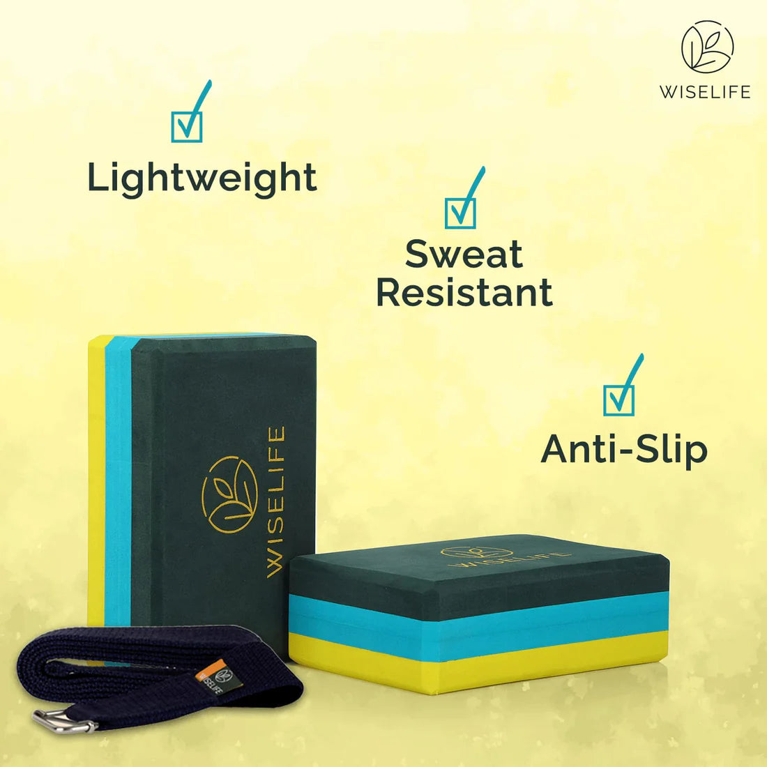 Pro Yoga Blocks – High-Density, Eco-Friendly & Non-Slip Support for Yoga & Workouts