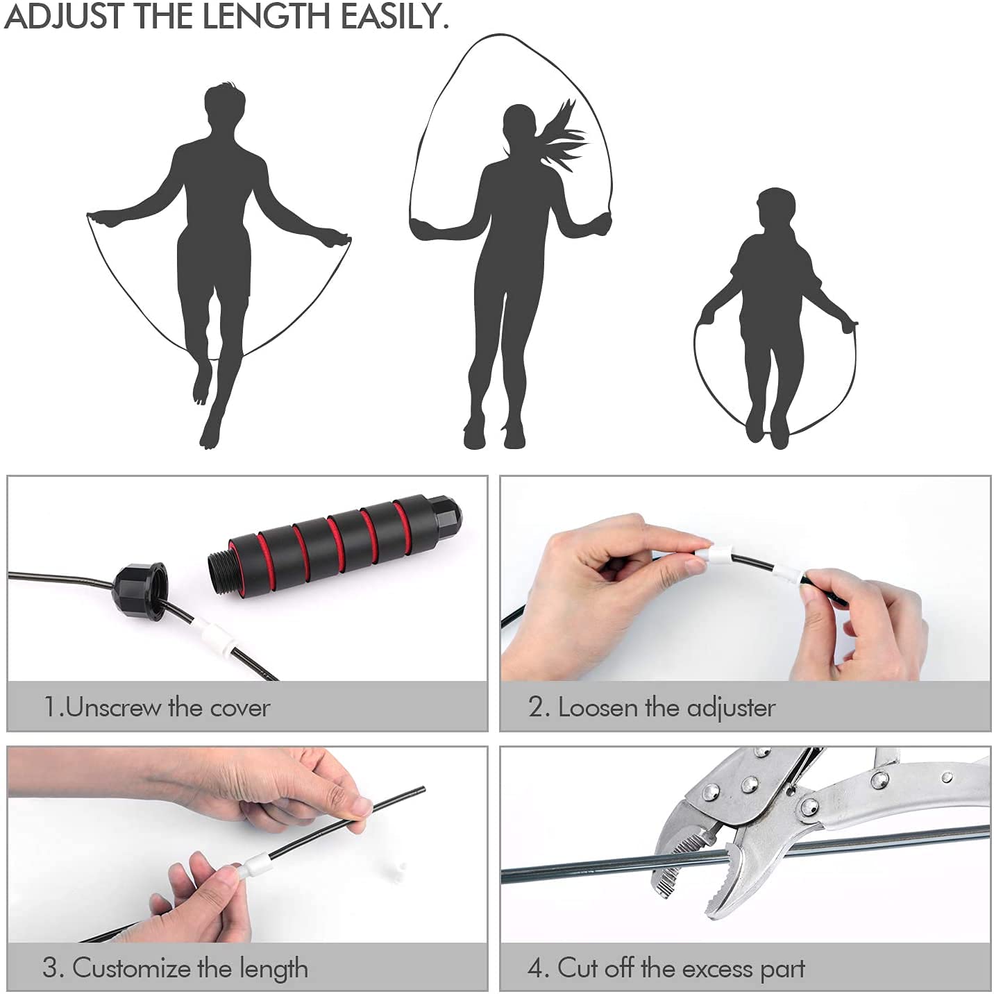 High-Performance Adjustable Jump Rope – Fast, Durable & Tangle-Free for Fitness & Cardio