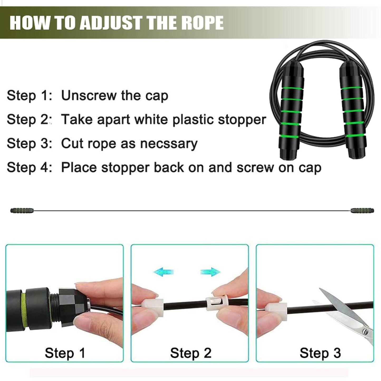 High-Performance Adjustable Jump Rope – Fast, Durable & Tangle-Free for Fitness & Cardio