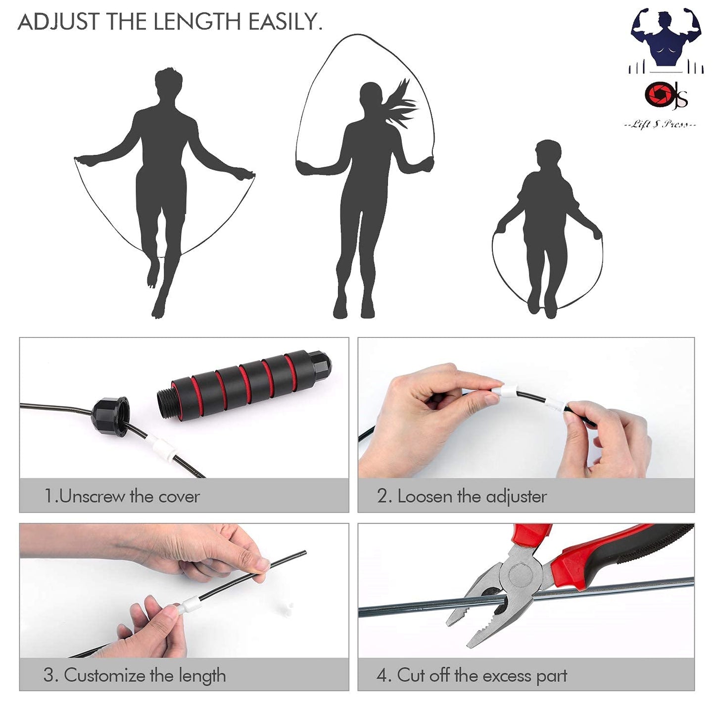 High-Performance Adjustable Jump Rope – Fast, Durable & Tangle-Free for Fitness & Cardio