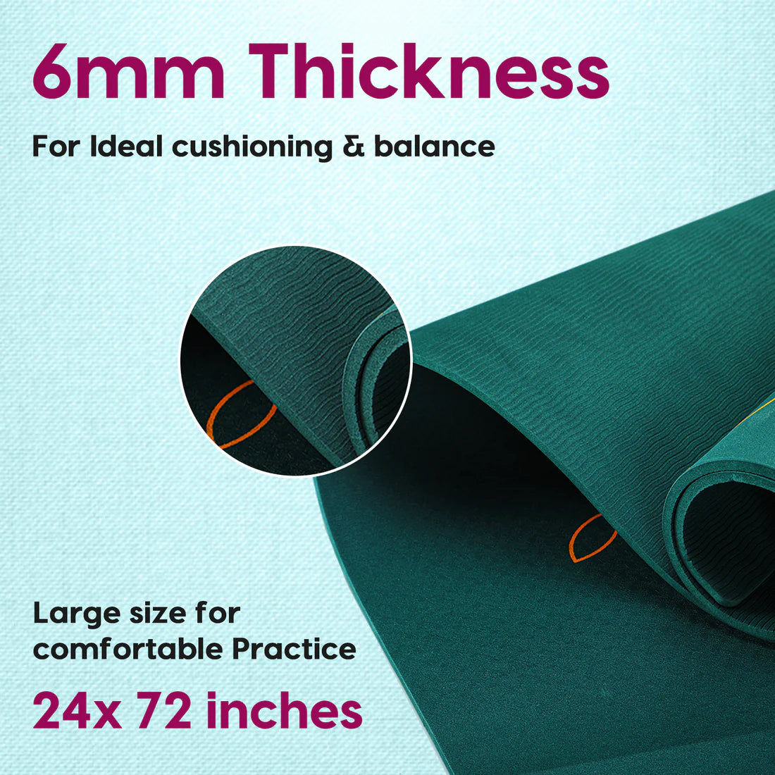 Pro Balance TPE Yoga Mat – Extra Large, Non-Slip & Eco-Friendly