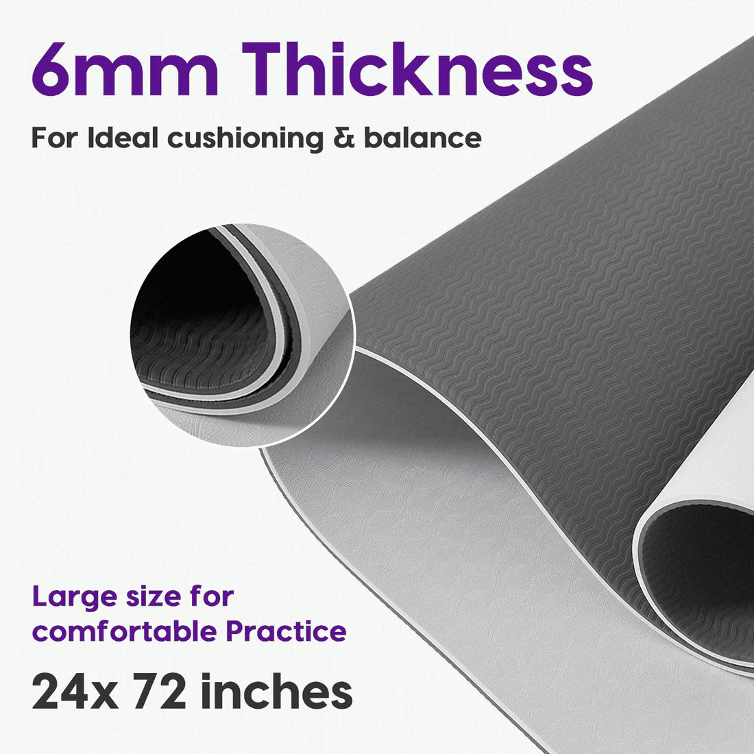 Pro Balance Yoga Mat – Extra Large, Non-Slip & Eco-Friendly