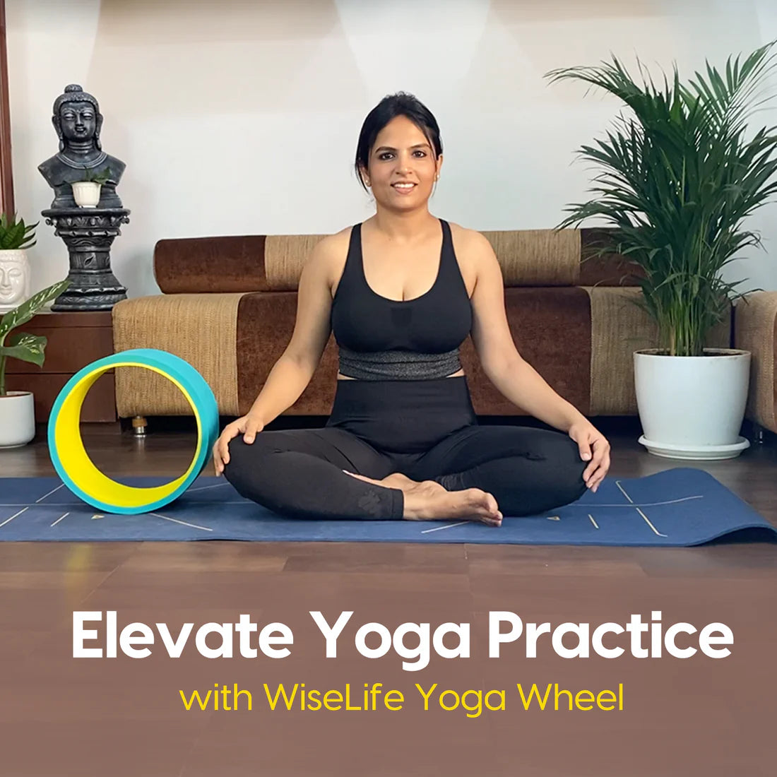 Relieve Back Pain & Enhance Flexibility with the WiseLife Yoga Back Wheel