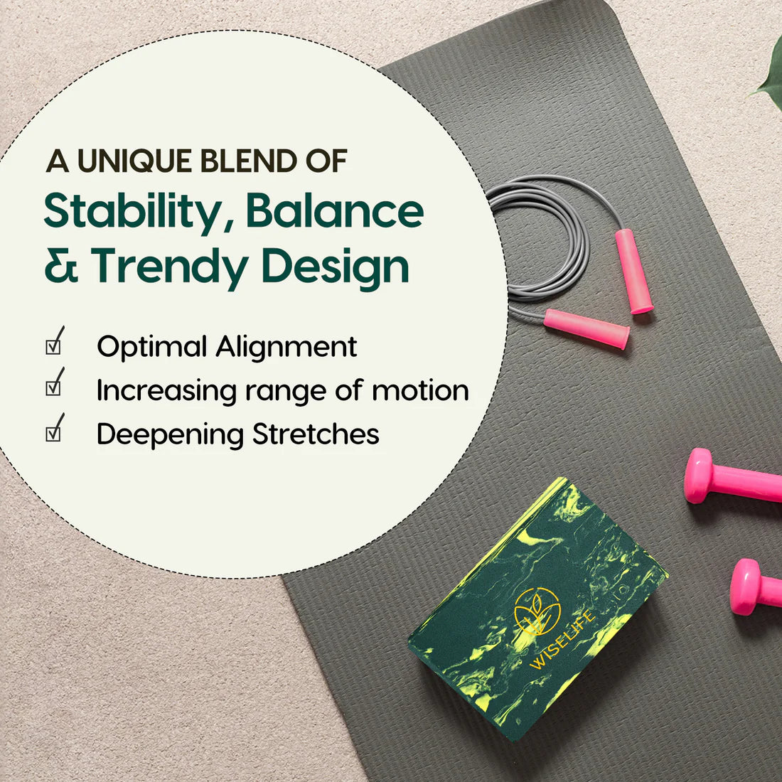 Pro Yoga Blocks – High-Density, Eco-Friendly & Non-Slip Support for Yoga & Workouts