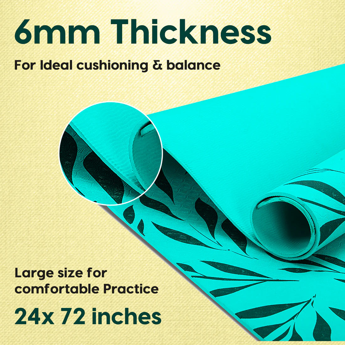 Pro Balance TPE Yoga Mat – Extra Large, Non-Slip & Eco-Friendly