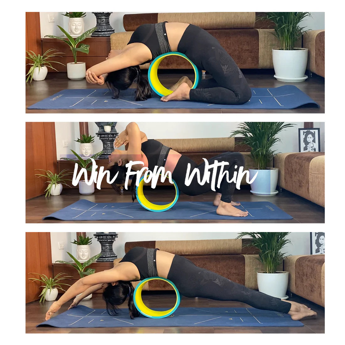 Relieve Back Pain & Enhance Flexibility with the WiseLife Yoga Back Wheel