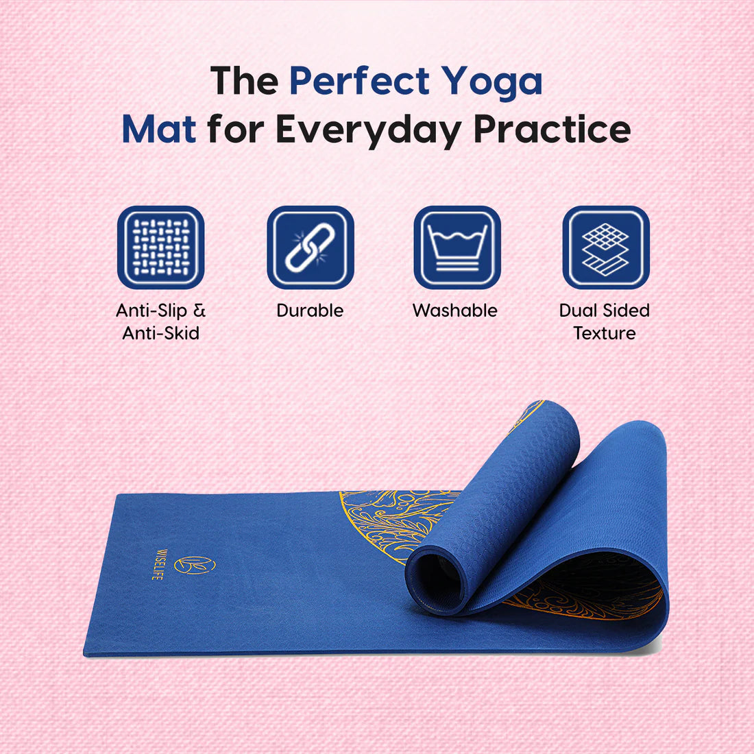 Pro Balance TPE Yoga Mat – Extra Large, Non-Slip & Eco-Friendly