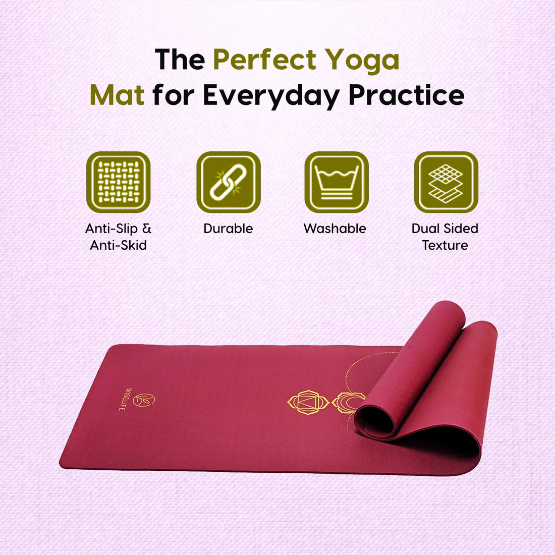 Pro Balance TPE Yoga Mat – Extra Large, Non-Slip & Eco-Friendly