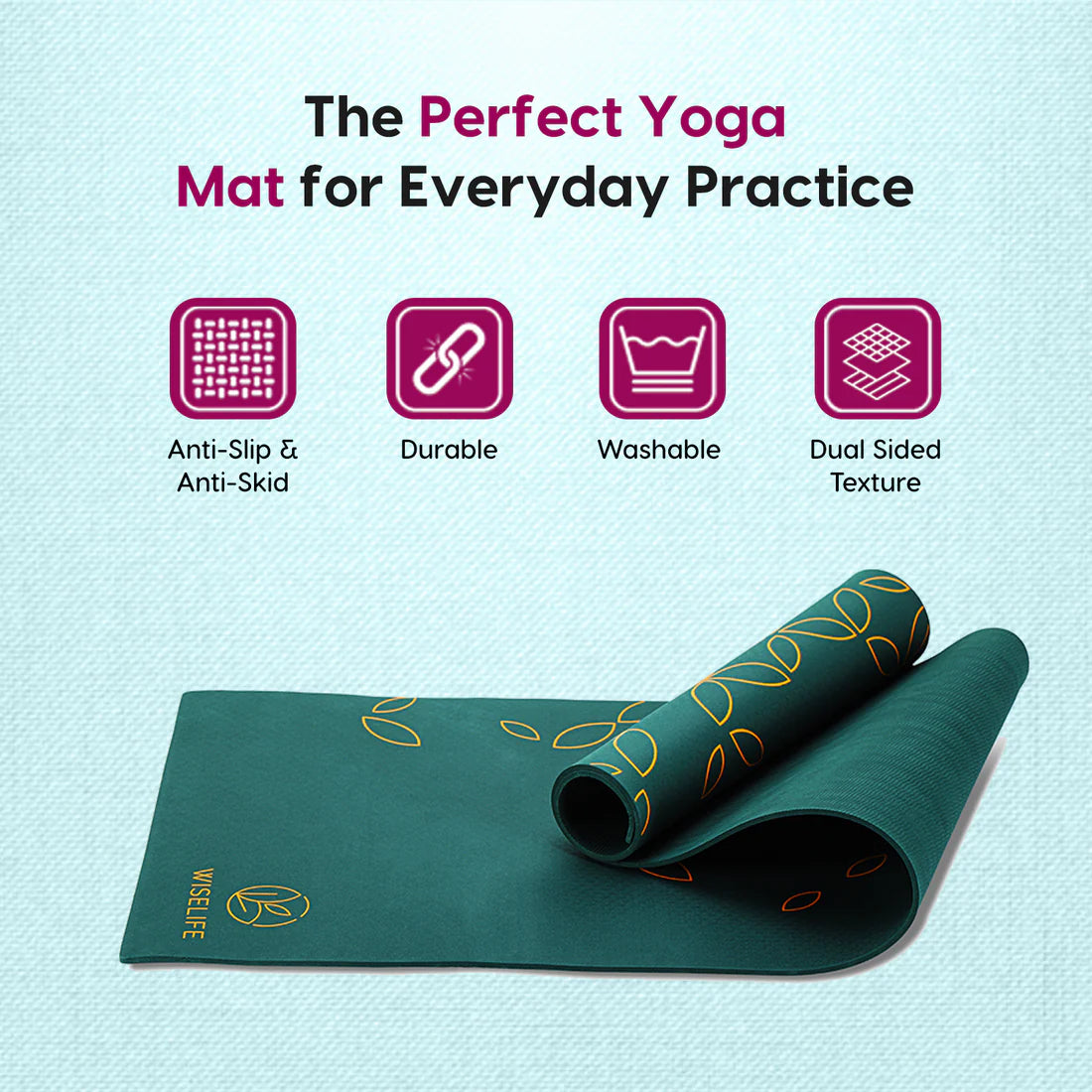 Pro Balance TPE Yoga Mat – Extra Large, Non-Slip & Eco-Friendly