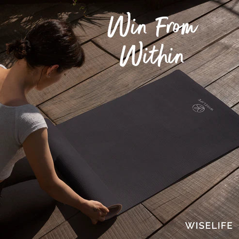 Pro Balance Yoga Mat – 8mm Extra Thick, Non-Slip & Eco-Friendly