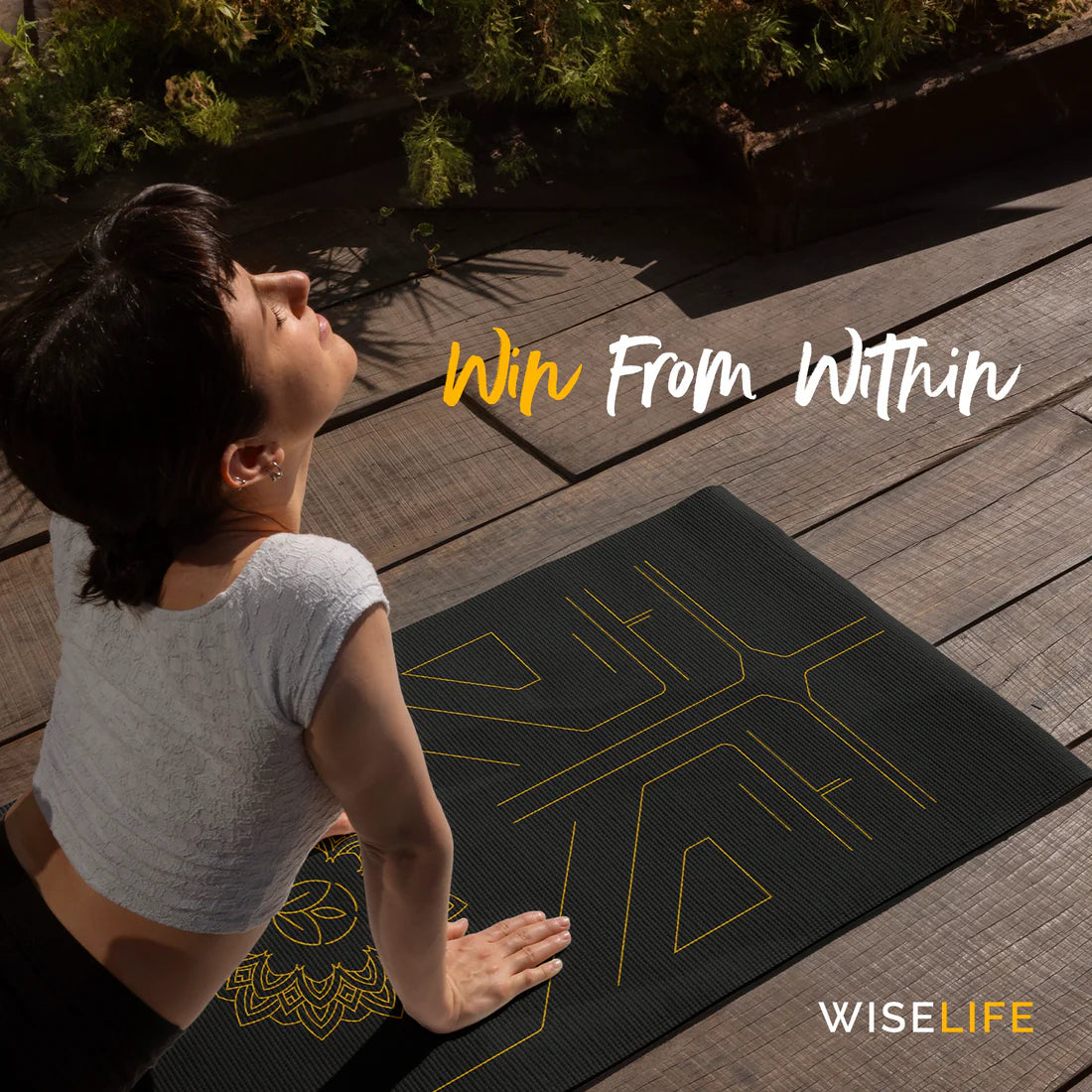 True Alignment Yoga Mat – Extra Large, Non-Slip & Eco-Friendly
