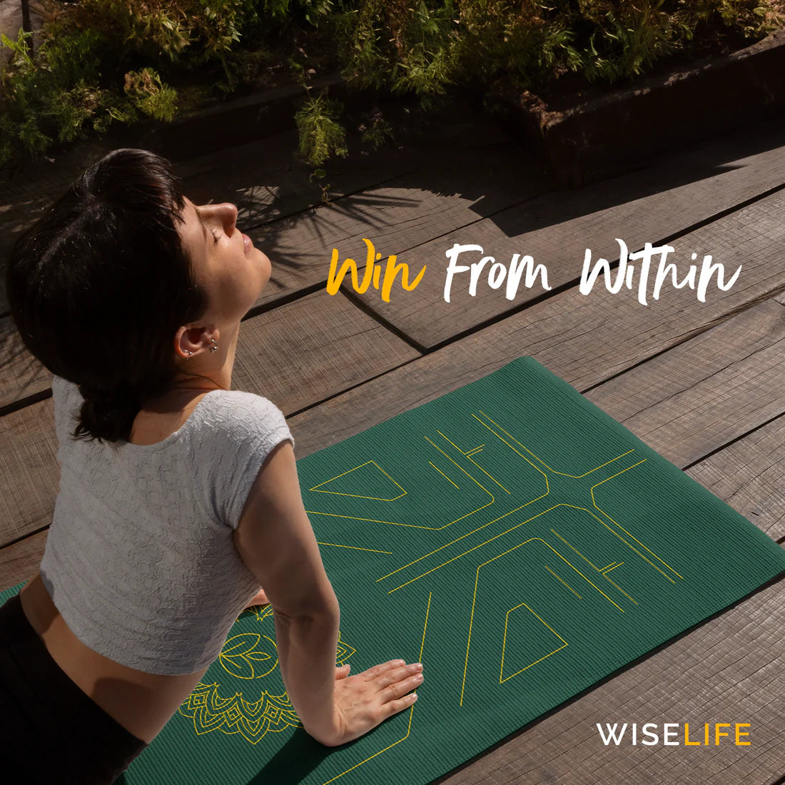 True Alignment Yoga Mat – Extra Large, Non-Slip & Eco-Friendly