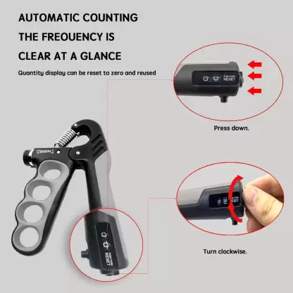 Advanced Hand Grip Strengthener with Adjustable Resistance & Auto Counter