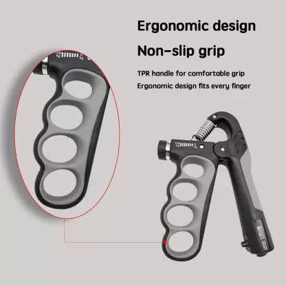 Advanced Hand Grip Strengthener with Adjustable Resistance & Auto Counter