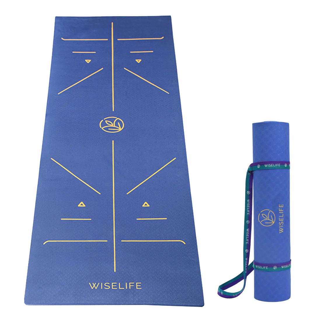True Alignment Yoga Mat – Extra Large, Non-Slip & Eco-Friendly