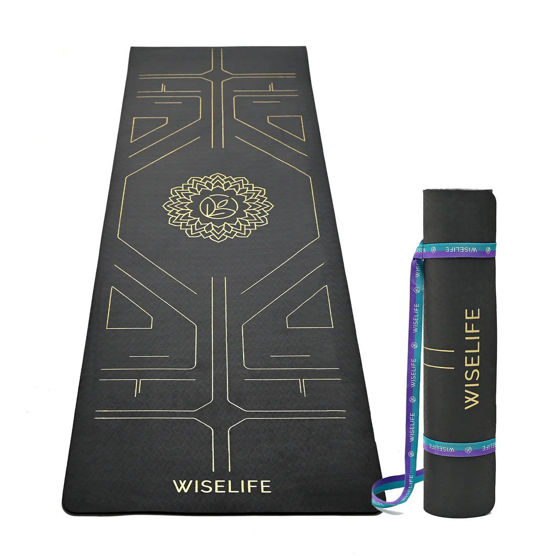 True Alignment Yoga Mat – Extra Large, Non-Slip & Eco-Friendly