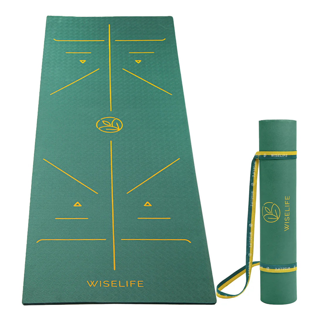 True Alignment Yoga Mat – Extra Large, Non-Slip & Eco-Friendly