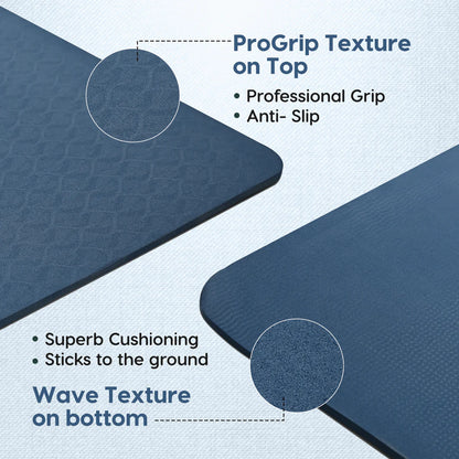 Pro Balance Yoga Mat – 8mm Extra Thick, Non-Slip & Eco-Friendly