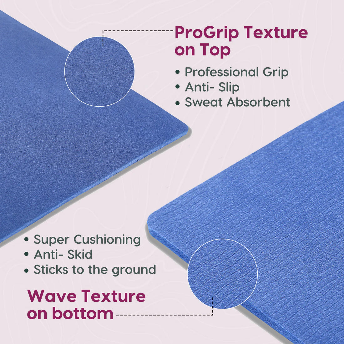 True Alignment Yoga Mat – Extra Large, Non-Slip & Eco-Friendly