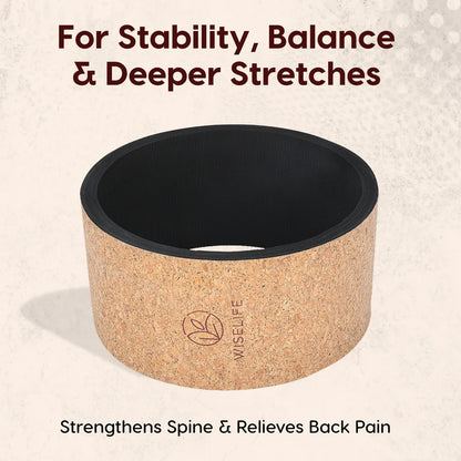 Relieve Back Pain & Enhance Flexibility with the WiseLife Yoga Back Wheel